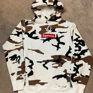 Supreme Box Logo Hooded Sweatshirt Camo